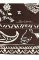 Silk scarf Brown