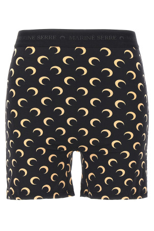 'Moon Printed' cyclist Black