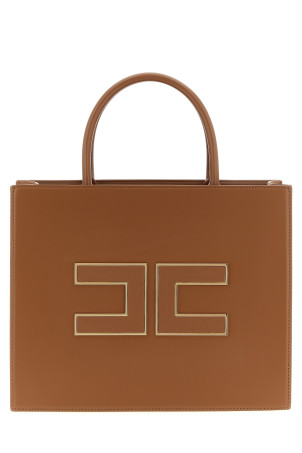 Large logo shopping bag Brown