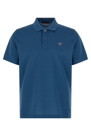 Logo polo shirt BLUE