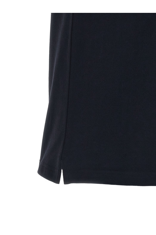 Contrast collar polo shirt Blue