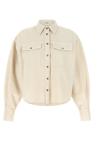 Linen cotton shirt Beige