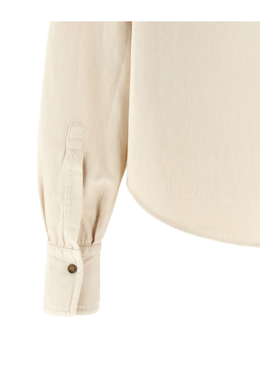 Linen cotton shirt Beige