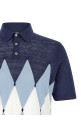 Polo Argyle Blue