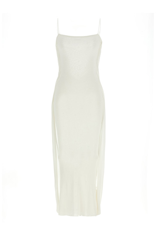 'La Robe Maille Plumetis' dress White