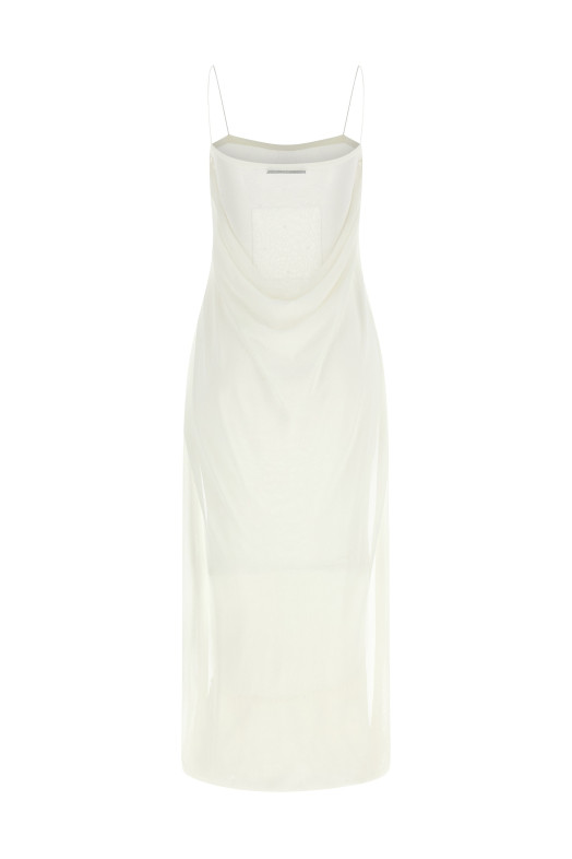 'La Robe Maille Plumetis' dress White
