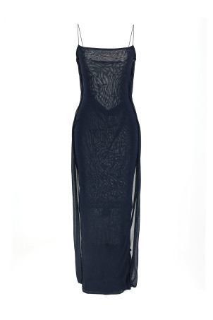 'La Robe Maille Plumetis' dress Blue