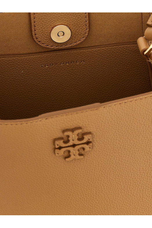 'McGraw' small bucket bag Beige