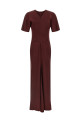 'Isabella' dress Bordeaux