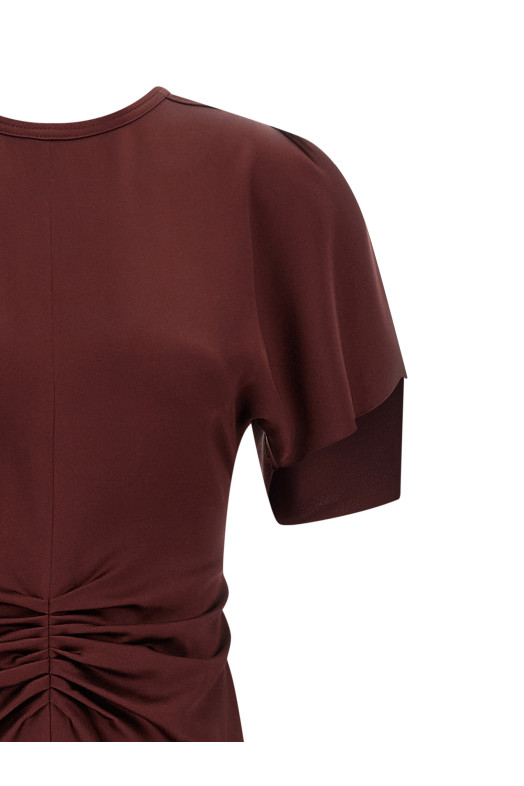 'Isabella' dress Bordeaux