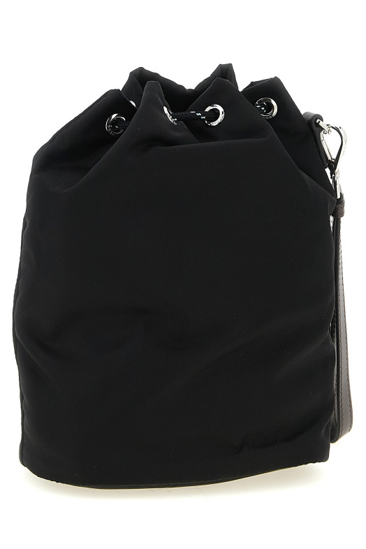 Re-Nylon bucket bag Black