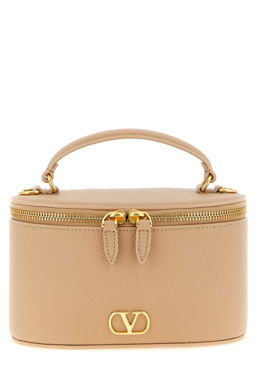 Valentino Garavani Vlogo Signature mini crossbody bag Pink