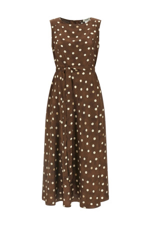 'SmmMartina' midi dress Brown