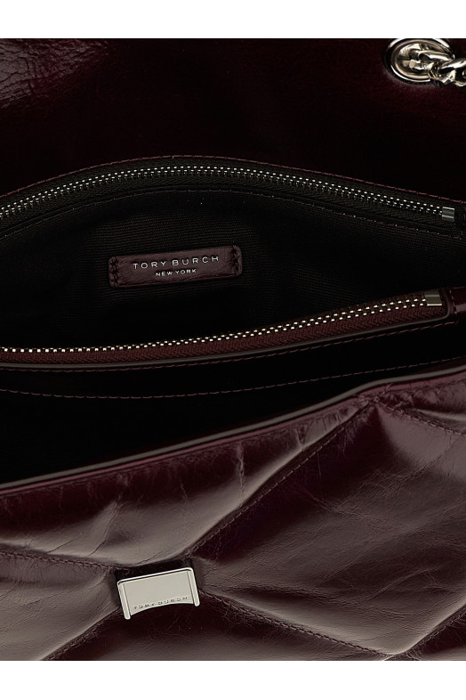 'Kira Diamond' medium shoulder bag Bordeaux