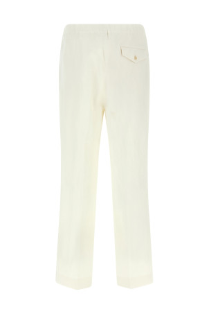 Oxford fabric trousers Beige