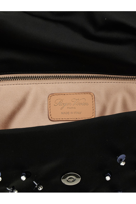 'Efflorescence' clutch Black