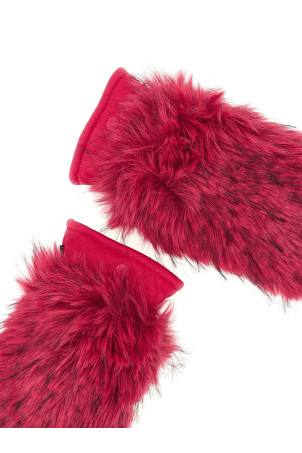'Hill' mittens Fuchsia
