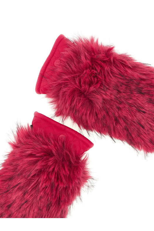 'Hill' mittens Fuchsia
