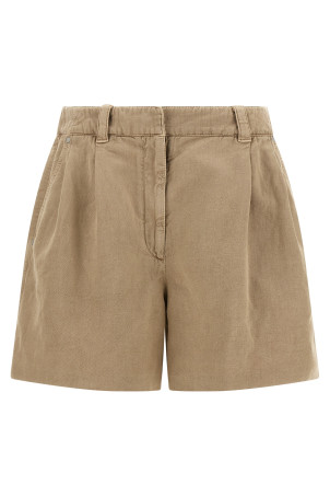 'Baggy' shorts Beige