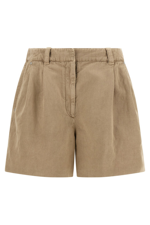 'Baggy' shorts Beige