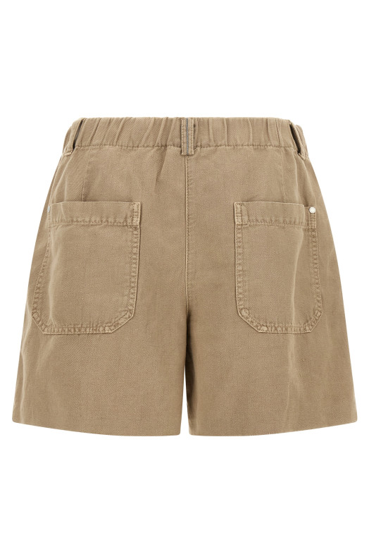 'Baggy' shorts Beige