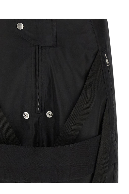 'Megastrapped Motopants' pants Black
