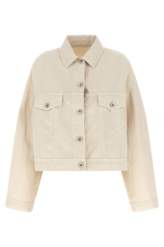 Linen cotton jacket Beige