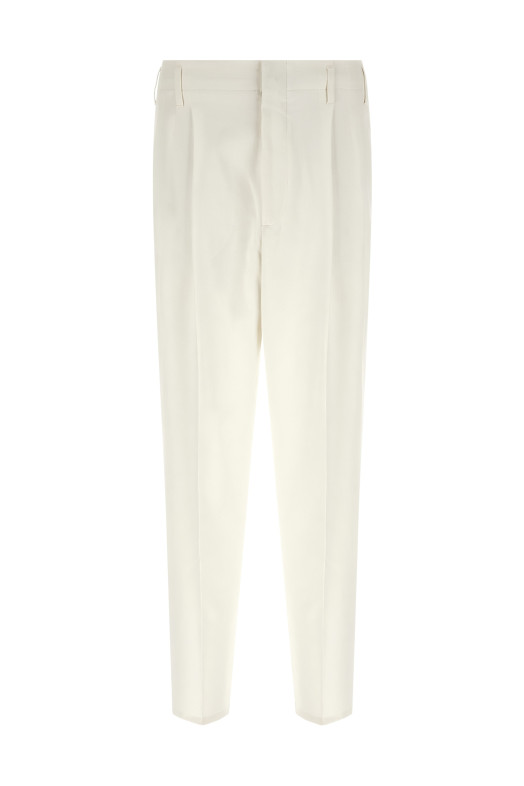Cotton trousers White
