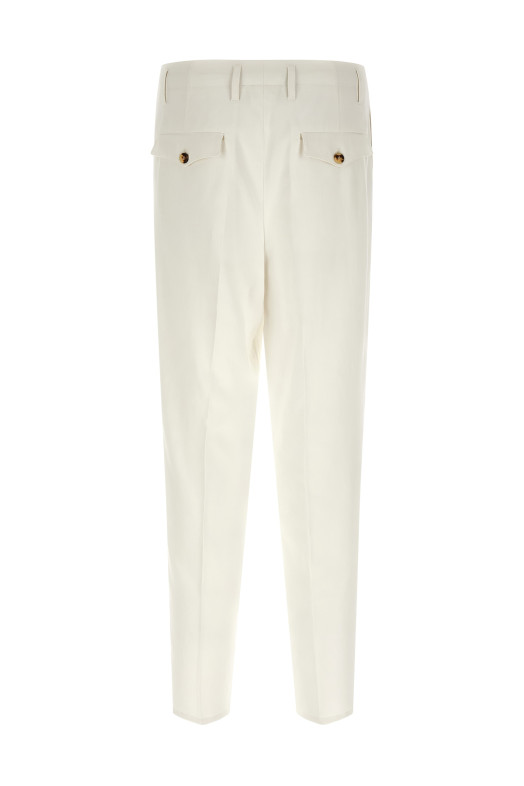 Cotton trousers White
