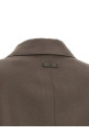 Satin linen blazer Brown