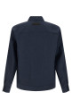Linen wool blouson Blue