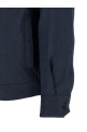 Linen wool blouson Blue