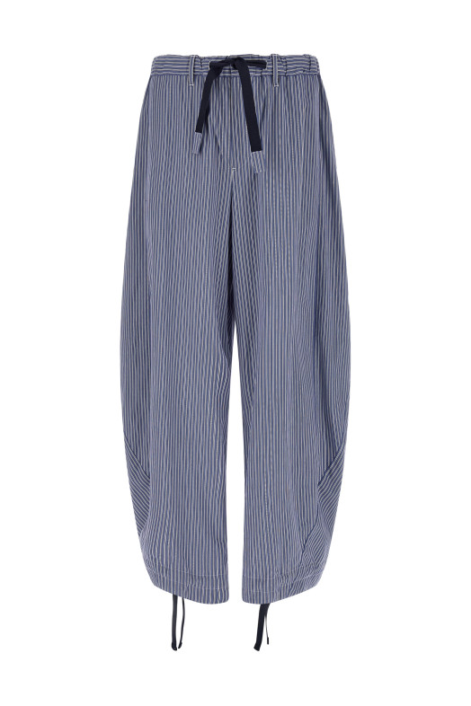 Striped pants Blue