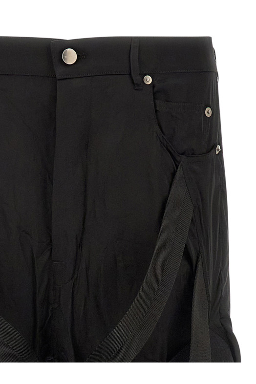 'Megastrapped Bolans' pants Black