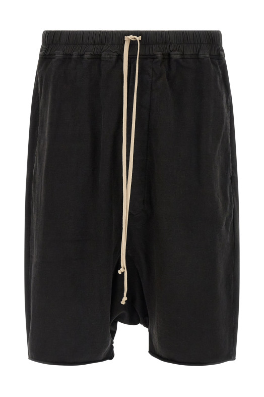 'Drawstring Pods' bermuda shorts Black