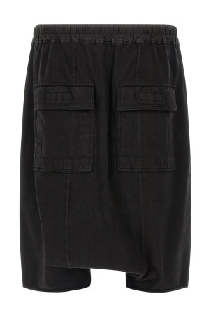 'Drawstring Pods' bermuda shorts Black