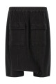 'Drawstring Pods' bermuda shorts Black