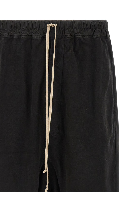 'Drawstring Pods' bermuda shorts Black