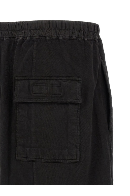 'Drawstring Pods' bermuda shorts Black