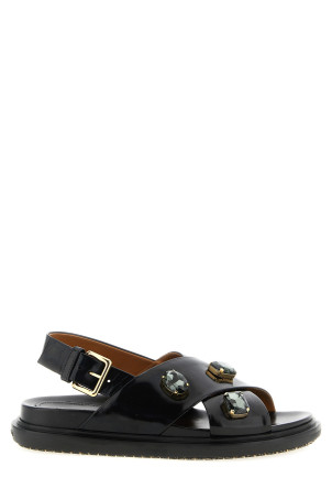'Fussbett' sandals Black