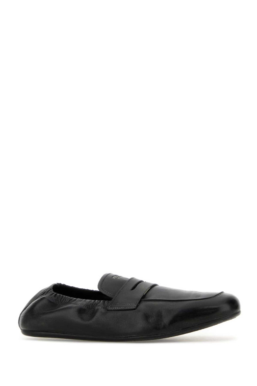 Black leather loafers Black PRADA (2DG158FG0127V6)