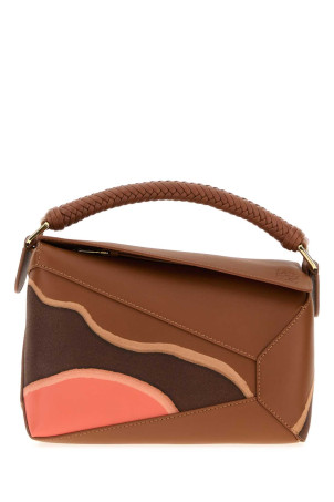 Printed leather small Puzzle handbag LOEWE (A510P60XB0)