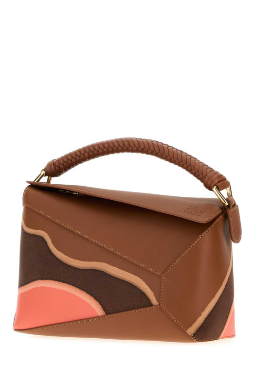 Printed leather small Puzzle handbag LOEWE (A510P60XB0)