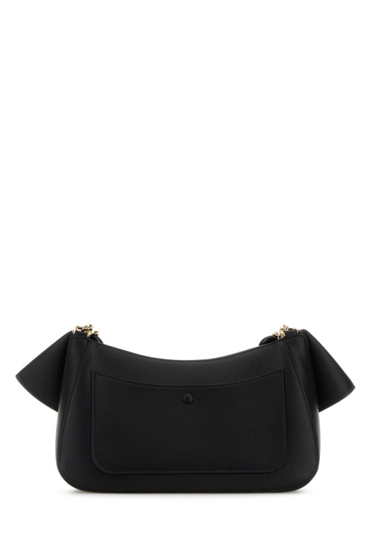 Black leather medium Ola shoulder bag Black LOEWE (AP22P22X07)