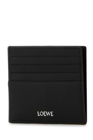 Black leather card holder Black LOEWE (C779W72X01)