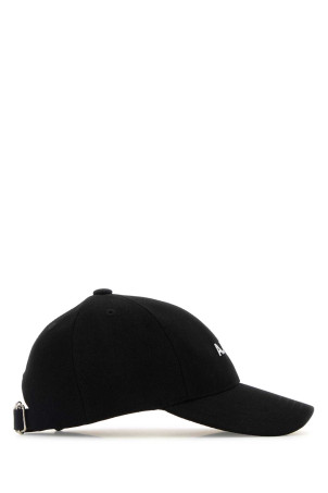 Black stretch cotton Charlie baseball cap Black A.P.C. (COZZSM24069)