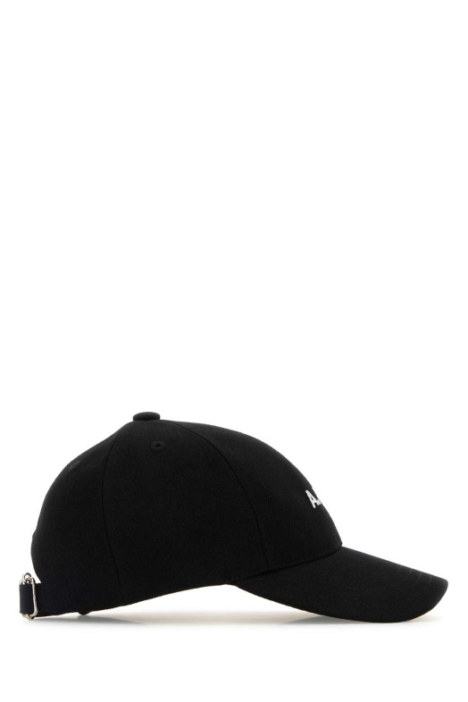 Black stretch cotton Charlie baseball cap Black A.P.C. (COZZSM24069)