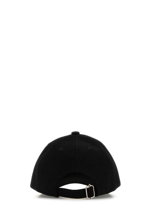 Black stretch cotton Charlie baseball cap Black A.P.C. (COZZSM24069)