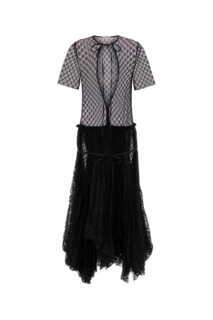 Black lace long dress Black JW ANDERSON (DR0518PG1912)