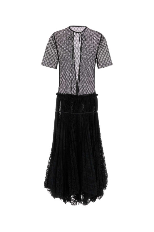 Black lace long dress Black JW ANDERSON (DR0518PG1912)